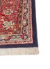 aalam blue wool hand knotted Rug - Corner