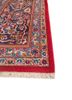 aalam red and orange wool hand knotted Rug - Corner