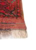 aalam pink and purple wool flat weaves Rug - Corner aalam pink and purple wool flat weaves Rug - Corner
