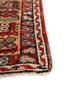 nayaab red and orange wool flat weaves Rug - Corner