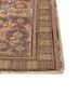 aalam red and orange wool hand knotted Rug - Corner