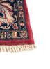 aalam red and orange wool hand knotted Rug - Corner aalam red and orange wool hand knotted Rug - Corner