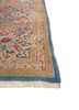 aalam blue wool hand knotted Rug - Corner aalam blue wool hand knotted Rug - Corner