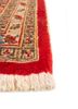 aalam red and orange wool hand knotted Rug - Corner aalam red and orange wool hand knotted Rug - Corner