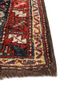 aalam grey and black wool hand knotted Rug - Corner