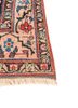 aalam red and orange wool hand knotted Rug - Corner