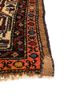 aalam ivory wool hand knotted Rug - Corner