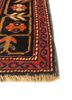 kiaan red and orange wool hand knotted Rug - Corner