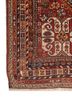 aalam blue wool hand knotted Rug - Corner aalam blue wool hand knotted Rug - Corner
