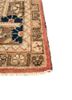 aalam pink and purple wool hand knotted Rug - Corner