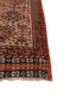 aalam red and orange wool flat weaves Rug - Corner aalam red and orange wool flat weaves Rug - Corner