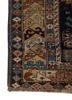aalam blue wool flat weaves Rug - Corner