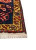 aalam blue wool hand knotted Rug - Corner
