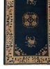 pechino blue wool hand knotted Rug - Corner pechino blue wool hand knotted Rug - Corner