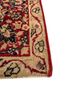 aalam blue wool hand knotted Rug - Corner