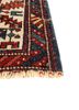 aalam blue wool flat weaves Rug - Corner aalam blue wool flat weaves Rug - Corner