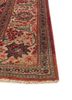 aalam red and orange wool hand knotted Rug - Corner aalam red and orange wool hand knotted Rug - Corner