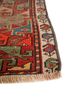 aalam red and orange wool flat weaves Rug - Corner