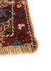 nayaab blue wool flat weaves Rug - Corner