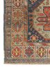 kiaan blue wool hand knotted Rug - Corner