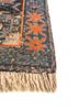 nayaab blue wool flat weaves Rug - Corner