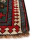 kiaan red and orange wool hand knotted Rug - Corner