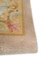 aalam beige and brown wool hand knotted Rug - Corner