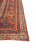 aalam red and orange wool hand knotted Rug - Corner aalam red and orange wool hand knotted Rug - Corner