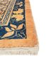 aalam red and orange wool hand knotted Rug - Corner