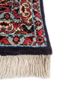 aalam blue wool hand knotted Rug - Corner aalam blue wool hand knotted Rug - Corner