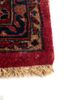 aalam pink and purple wool hand knotted Rug - Corner