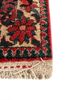 aalam red and orange wool hand knotted Rug - Corner aalam red and orange wool hand knotted Rug - Corner