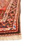 aalam blue wool hand knotted Rug - Corner aalam blue wool hand knotted Rug - Corner