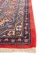 aalam red and orange wool hand knotted Rug - Corner