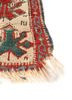 kiaan green wool hand knotted Rug - Corner