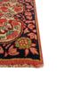 aalam pink and purple wool hand knotted Rug - Corner aalam pink and purple wool hand knotted Rug - Corner