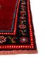 aalam red and orange wool hand knotted Rug - Corner aalam red and orange wool hand knotted Rug - Corner