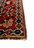 kiaan red and orange wool hand knotted Rug - Corner