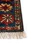 aalam red and orange wool hand knotted Rug - Corner aalam red and orange wool hand knotted Rug - Corner