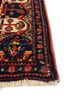 aalam pink and purple wool hand knotted Rug - Corner