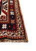 aalam red and orange wool hand knotted Rug - Corner aalam red and orange wool hand knotted Rug - Corner