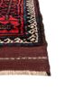 aalam beige and brown wool hand knotted Rug - Corner
