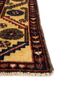 aalam red and orange wool hand knotted Rug - Corner aalam red and orange wool hand knotted Rug - Corner