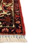aalam red and orange wool hand knotted Rug - Corner aalam red and orange wool hand knotted Rug - Corner