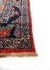 aalam red and orange wool hand knotted Rug - Corner aalam red and orange wool hand knotted Rug - Corner