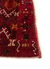 kiaan red and orange wool hand knotted Rug - Corner