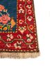 aalam blue wool hand knotted Rug - Corner aalam blue wool hand knotted Rug - Corner