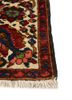 aalam blue wool hand knotted Rug - Corner