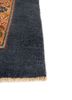 aalam blue wool hand knotted Rug - Corner aalam blue wool hand knotted Rug - Corner