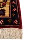 aalam red and orange wool hand knotted Rug - Corner aalam red and orange wool hand knotted Rug - Corner